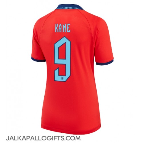Englanti Harry Kane #9 Vieraspaita Naiset MM-kisat 2022 Lyhythihainen